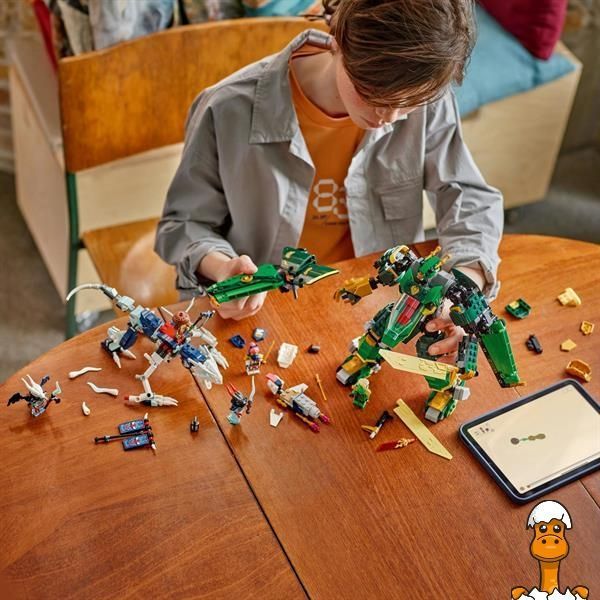Мамалюк - Конструктор LEGO NINJAGO Реактивный робот Ллойда 1112 деталей (71845) LEGO A4-71845