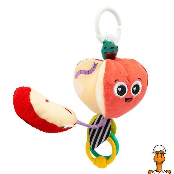 Мамалюк - Мягкая игрушка-подвеска Lamaze Яблочко с прорезывателем (L27383) Lamaze A4-L27383