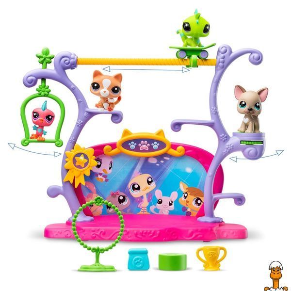 Мамалюк - Ігровий набір Шоу Талантів сцена 2 фігурки аксесуари Littlest Pet Shop Littlest Pet Shop RT2-00558