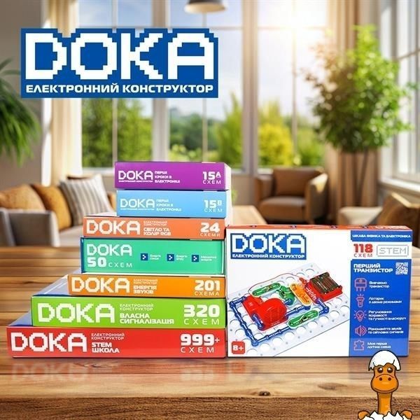 Мамалюк - Электронный конструктор Doka Первый транзистор 118 схем (D70701) DOKA A4-D70701