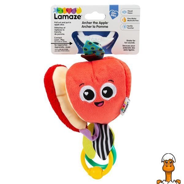 Мамалюк - Мягкая игрушка-подвеска Lamaze Яблочко с прорезывателем (L27383) Lamaze A4-L27383