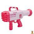 Генератор мильних бульбашок Бластер 009(Pink) 1 ємність з мильною рідиною та тарілочка Bambi