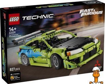Мамалюк - Конструктор LEGO&reg; Technic Форсаж Автомобіль Mitsubishi Eclipse 827 деталі (42229) LEGO A4-42229