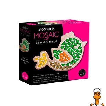 Мамалюк - Набір для скляної мозаїки Mosaaro Птах (MA1005) Mosaaro A4-MA1005