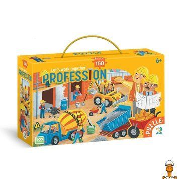 Мамалюк - Детский пазл Профессии Строитель 150 элементов DoDo Toys DoDo Toys RT2-300623