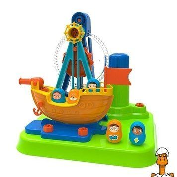 Мамалюк - Набор для сборки Edu-Toys Пиратский корабль с инструментами 52 детали (JS026) Edu-Toys A4-JS026