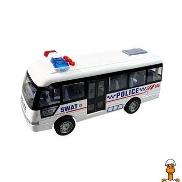 Мамалюк - Дитячий інерційний автобус 19х6,5х8 см YG Toys YG Toys RT2-YM-9906F-WHITE