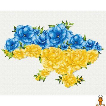 Мамалюк - Картина за номерами Квітуча Україна 40х50 см Brushme Brushme RT2-BS53081