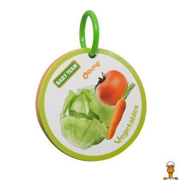 Мамалюк - Дитяча підвісна книжечка Овочі BABY TEAM BABY TEAM RT2-8730