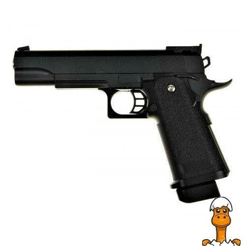 Мамалюк - Страйкбольный пистолет Colt M1911 Hi-Capa металл для детей Galaxy Galaxy RT2-G6