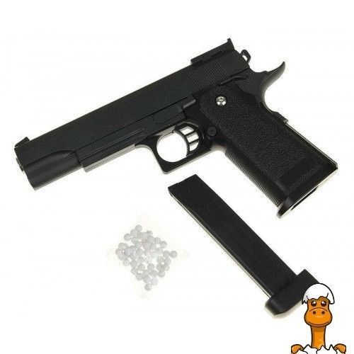Мамалюк - Страйкбольный пистолет Colt M1911 Hi-Capa металл для детей Galaxy Galaxy RT2-G6