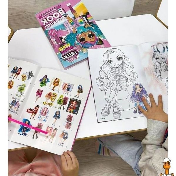 Мамалюк - Детская книга-раскраска со стикерами The creative Rainbow Идейка идейка RT2-LCB12