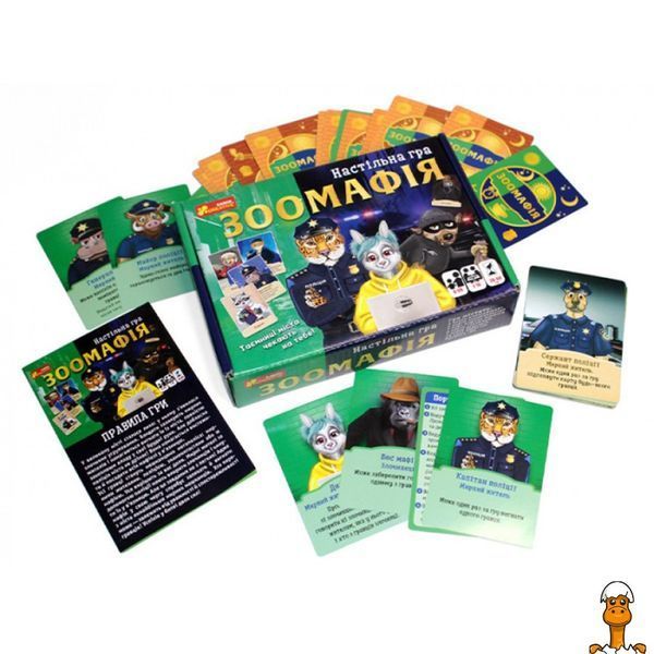 Мамалюк - Настільна карткова гра Зоомафія для дітей Ranok Creative Ranok Creative RT2-12120068