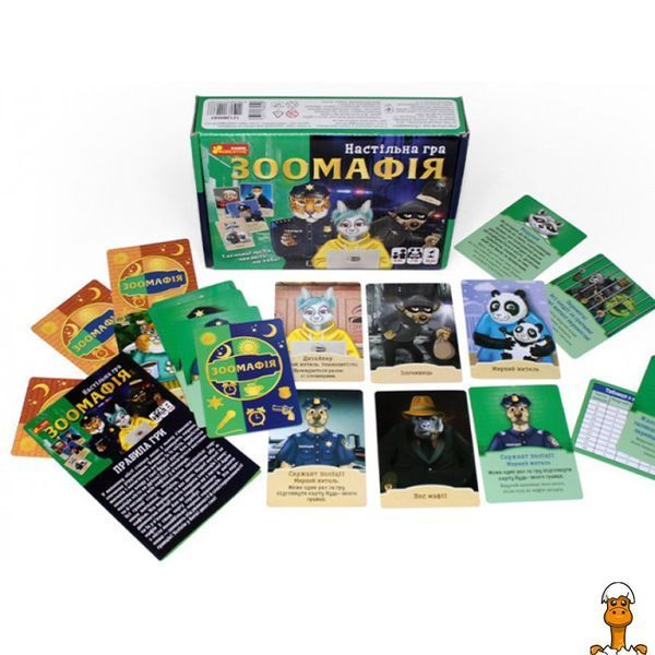 Мамалюк - Настільна карткова гра Зоомафія для дітей Ranok Creative Ranok Creative RT2-12120068