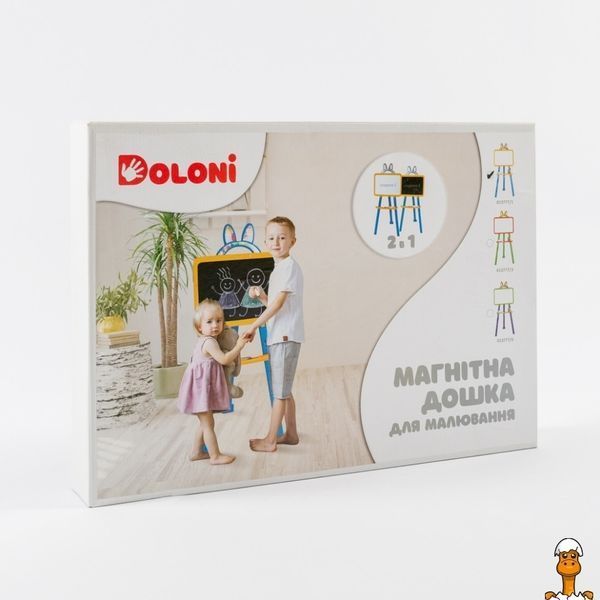Мамалюк - Магнітна дошка для малювання розвиваюча оранжево-зелена Doloni Doloni RT2-013777-3
