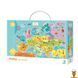 Английская версия детского пазла Карта Европы 100 деталей DoDo Toys