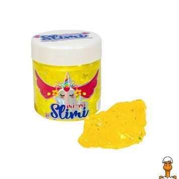 Мамалюк - Дитячий слайм Mi-mi Slimi 71817(Yellow) з фольгою 150 г Strateg Strateg RT2-71817-YELLOW