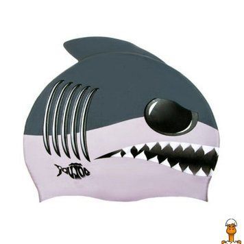 Мамалюк - Детская шапочка для плавания серая Shark Newt Newt RT2-NE-DL-C12