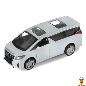Мамалюк - Іграшка машина метал 4329 Toyota Alphard АВТОПРОМ 1:42 автопром RT2-4329-WHITE