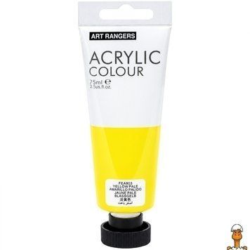 Мамалюк - Фарба акрилова Yellow Pale у тюбику 75 мл Art Rangers Art Rangers RT2-FEA903