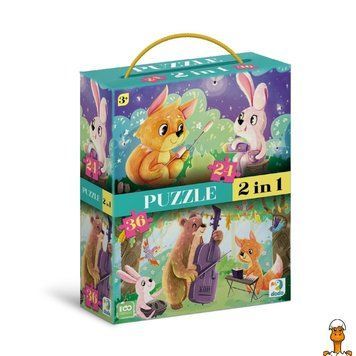 Мамалюк - Детский пазл 2 в 1 Летние вечера 36 элементов DoDo Toys DoDo Toys RT2-300609