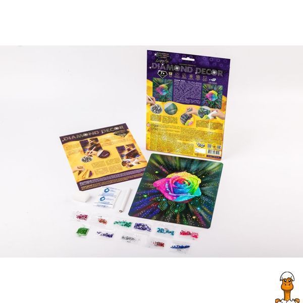Мамалюк - Набір для творчості Алмазна троянда Diamond Decor Danko Toys Danko Toys RT2-DD-01-05