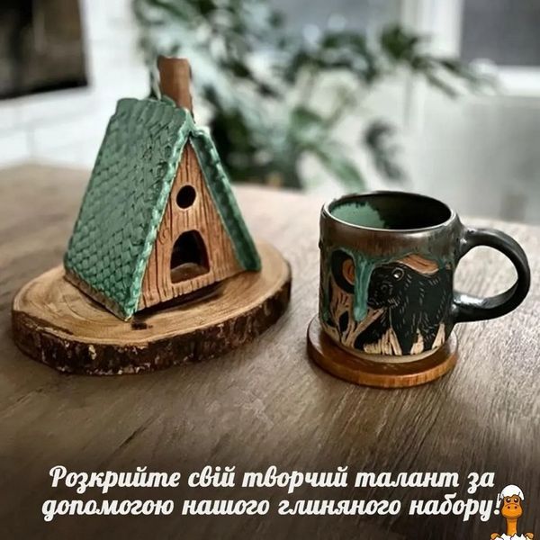 Мамалюк - Глиняный набор для детского творчества 0.5 кг природная глина Alexes Alexes RT2-GL-001