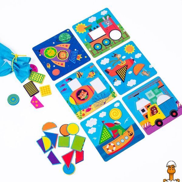 Мамалюк - Детская игра сортер Транспорт (на украинском) Vladi Toys Vladi Toys RT2-ZB2002-06