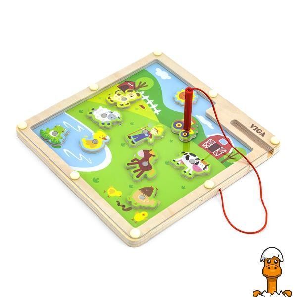 Мамалюк - Магнитная игра Viga Toys Ферма (50193) Viga Toys A4-50193