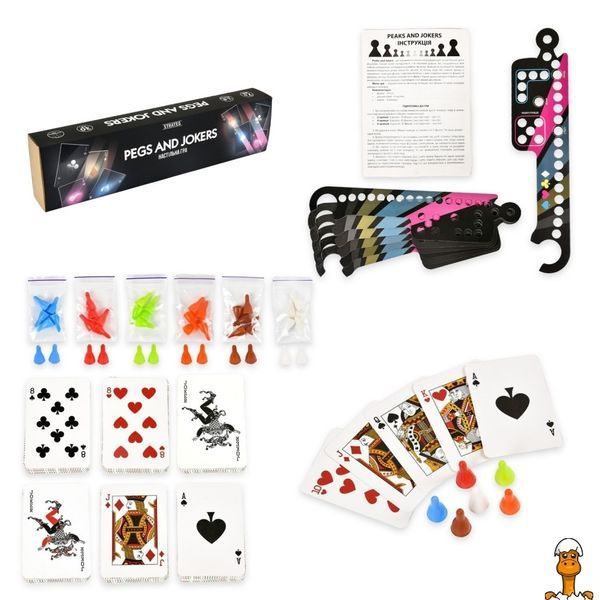 Мамалюк - Настольная игра Pegs and Jokers 108 карточек инструкция Strateg Strateg RT2-30348