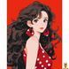Картина розфарбовка по номерам Anime girl 40х50 см Art Craft