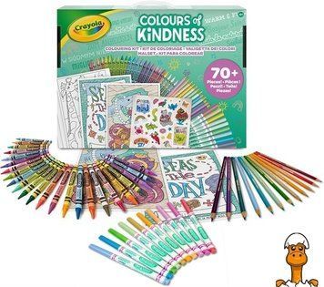 Мамалюк - Набор для рисования Crayola Colours Of Kindness 70+ предметов (04-2941) Crayola A4-04-2941