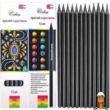 Мамалюк - Набір простих олівців 12 штук COLOR-IT COLOR-IT RT2-CR-155-12