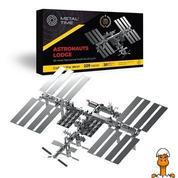 Мамалюк - Коллекционная модель-конструктор Metal Time Astronaut's Lodge Космическая станция МКС механическая (MT017) Metal Time A4-MT017