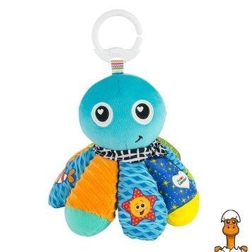 Мамалюк - Мягкая игрушка-подвеска Lamaze Осьминог с пищалкой и зеркальцем (L27514) Lamaze A4-L27514