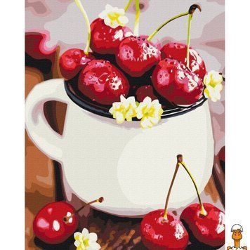Мамалюк - Картина за номерами Стиглі черешні 40х50 см Brushme Brushme RT2-BS53397