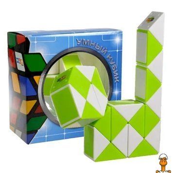 Мамалюк - Головоломка змійка Рубіка пластикова зелена Smart Cube Smart Cube RT2-SCT404