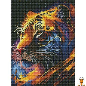 Мамалюк - Алмазная мозаика Тигр Зодиак 30х40 см Brushme Brushme RT2-DRBS53691