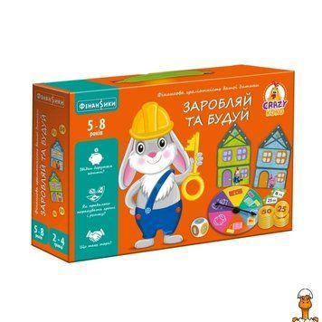 Мамалюк - Настільна гра для дітей Заробляй та будуй 48 деталей Vladi Toys Vladi Toys RT2-VT2312-04