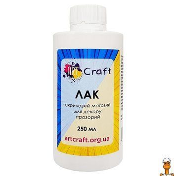 Мамалюк - Акриловий лак матовий 250 мл Art Craft Art Craft RT2-5006-AC
