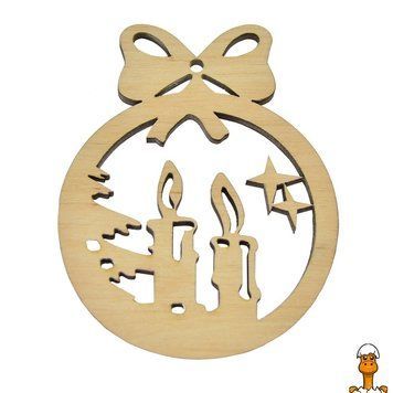 Мамалюк - Дерев'яна заготовка для новорічної іграшки ZAGG-HN Bambi Bambi RT2-ZAGG-HN