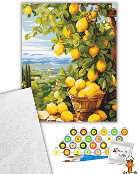 Мамалюк - Картина за номерами Лимонна гілка 40х50 см Art Craft Art Craft RT2-12039-AC