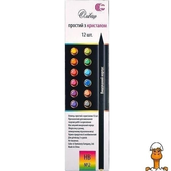 Мамалюк - Набір простих олівців 12 штук COLOR-IT COLOR-IT RT2-CR-155-12