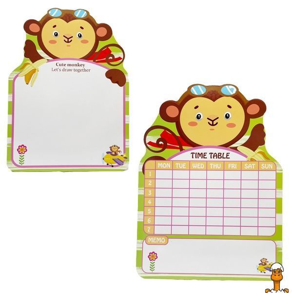 Мамалюк - Дощечка для малювання Мавпа з маркером 21x27 см Bambi Bambi RT2-TD2023136-3