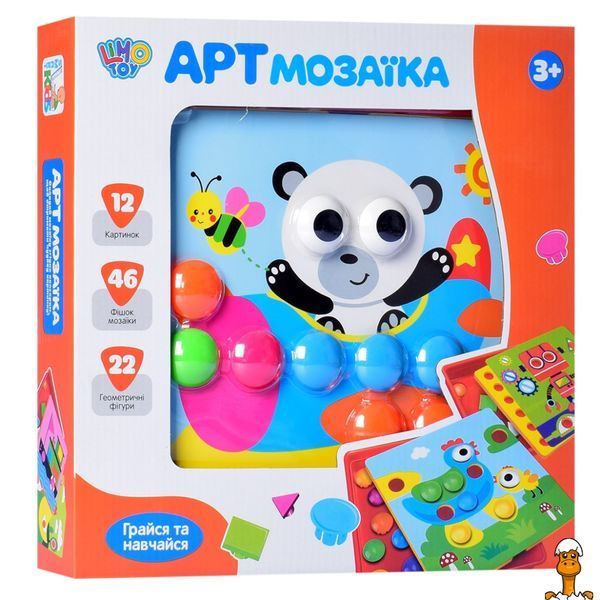 Мамалюк - Дитяча мозаїка 12 картинок Limo Toy Limo Toy RT2-808-10