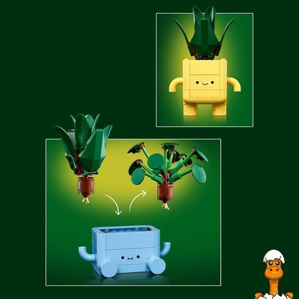 Мамалюк - Конструктор LEGO Botanicals Счастливые растения 217 деталей (10349) LEGO A4-10349