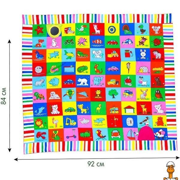 Мамалюк - Детский игровой развивающий коврик 92х84 см Magdum Magdum RT2-МС-090601-09