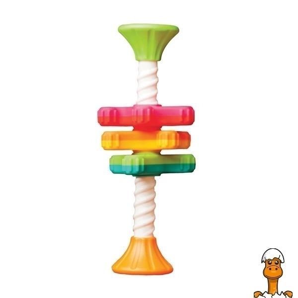 Мамалюк - Пирамидка-спиннер Fat Brain Toys MiniSpinny тактильная (FA134-1) Fat Brain Toys A4-FA134-1