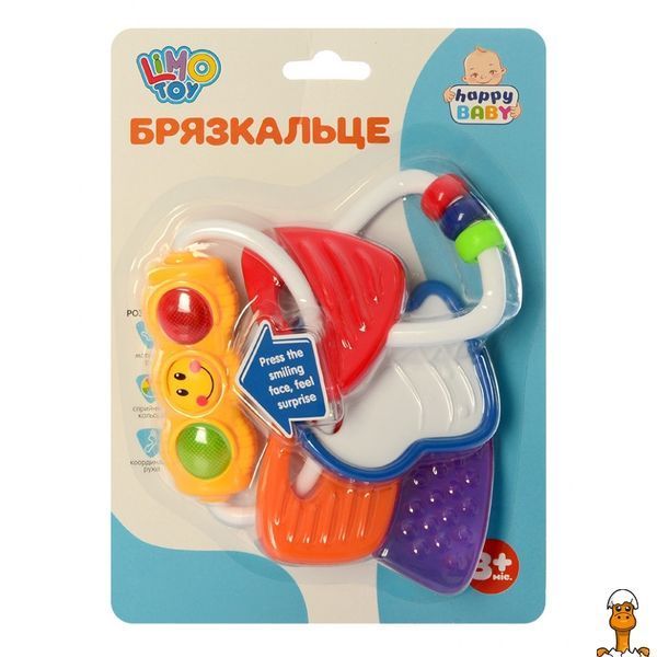 Мамалюк - Погремушка с прорезывателем для детей Limo Toy Limo Toy RT2-306-E